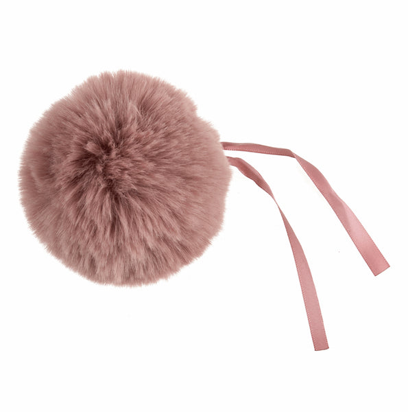 Trimits Faux Fur Pom Pom 11cm Pink - TTPOM12/PINK