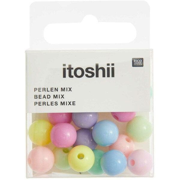 Rico Itoshii Mixed Rainbow Pastel Beads 600069