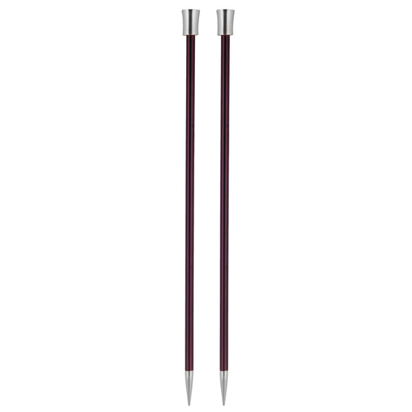 KnitPro Zing Single Pointed Knitting Needles 6.00mm 30cm 47273