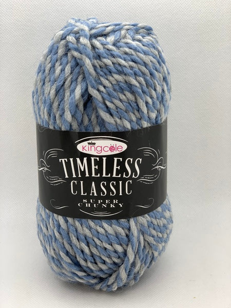 King Cole Timeless Classic Super Chunky Yarn 100g - Sapphire 4648