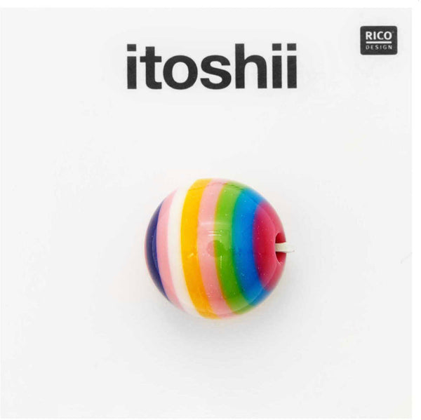 Rico Itoshii Striped Bead Round - 600170