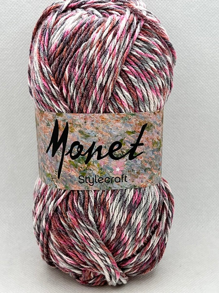 Stylecraft Monet Aran Yarn 100g - Poppy Fields 3970 (Discontinued)