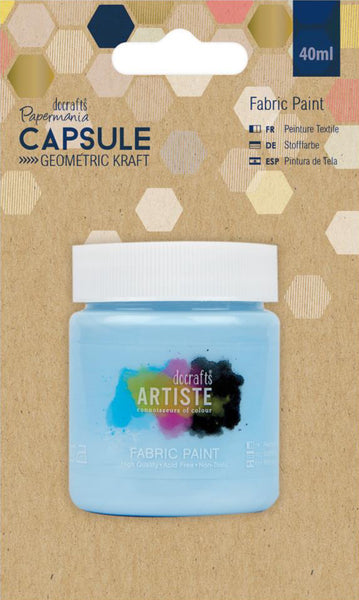 Fabric Paint Capsule 40ml Sky Blue - PMA 550607