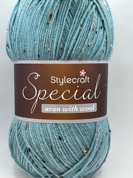 Stylecraft Special Aran With Wool Yarn 400g - Duck Egg Nepp 2429 - BoS