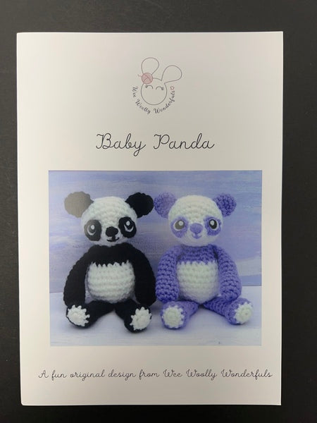 Wee Woolly Wonderfuls - Baby Panda - 191-517