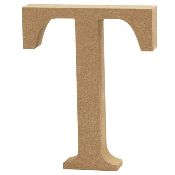 Letter T 13cm MDF