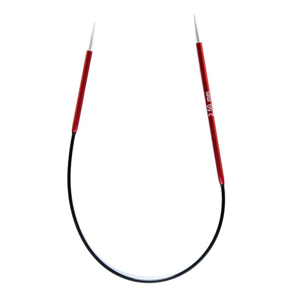 KnitPro Zing Fixed Circular Sock Knitting Needles 2.50mm 25cm - KP47052