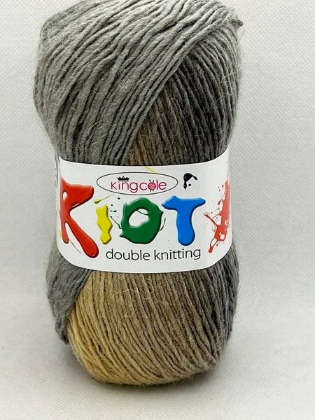King Cole Riot DK Yarn 100g - Parchment 3438