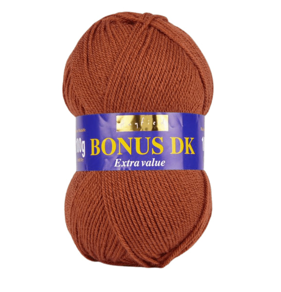 Hayfield Bonus DK Yarn 100g - Russet 0557