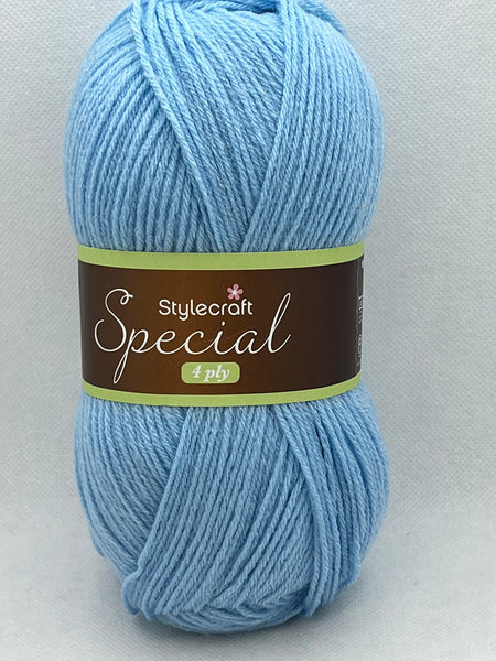 Stylecraft Special 4 Ply Yarn 100g - Cloud Blue 1019