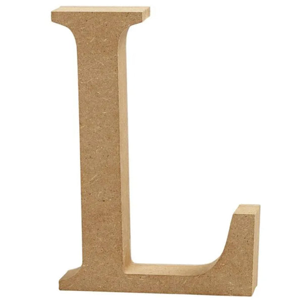 Letter L 13cm MDF