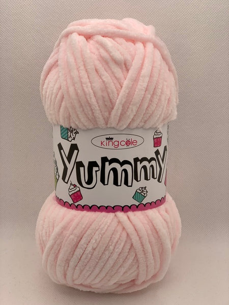 King Cole Yummy Chunky Yarn 100g - Pink 2224