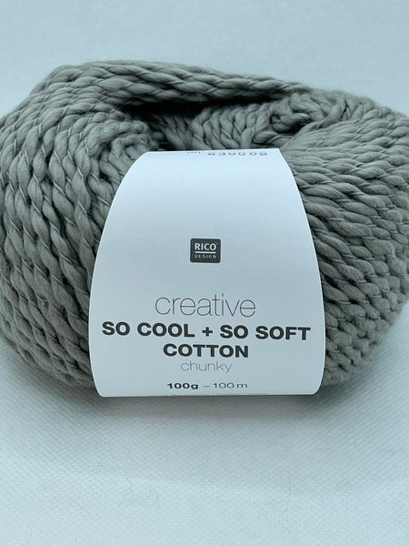 Rico Creative So Cool & So Soft Chunky Yarn 100g - Grey 011