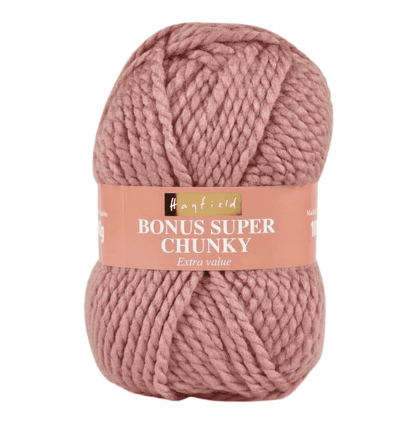 Hayfield Bonus Super Chunky Yarn 100g - Dusky Pink 0573