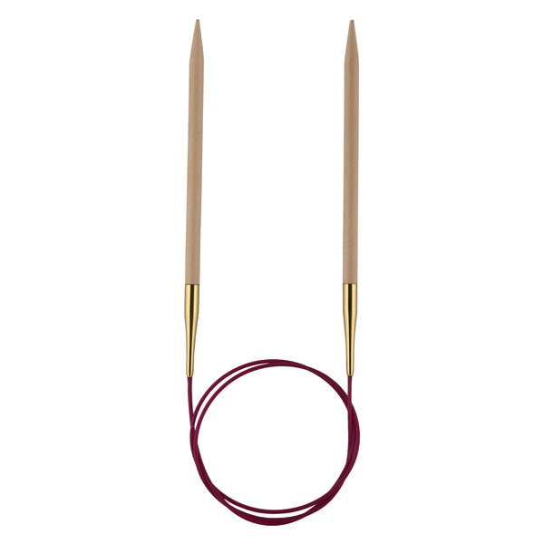 KnitPro Basix Birch Fixed Circular Knitting Needles 15.00mm 100cm - KP35349