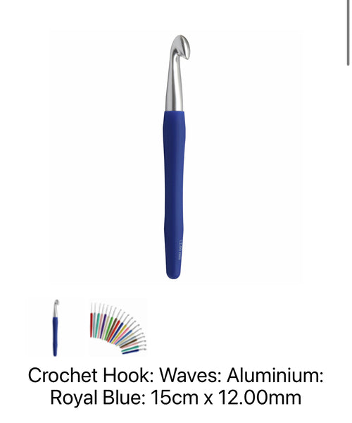 KnitPro Waves Crochet Hook 12.00mm 15cm 30919