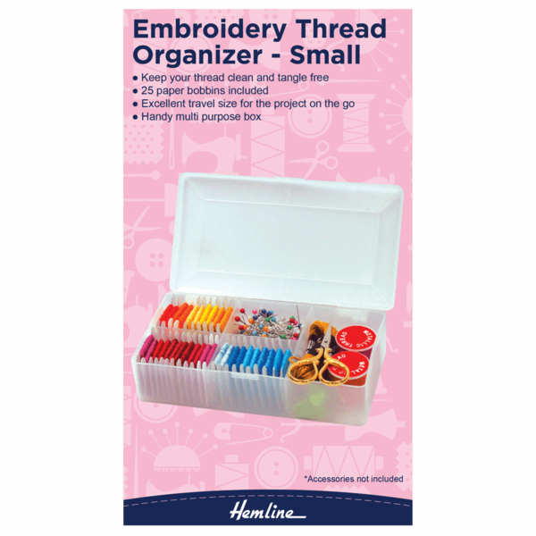 Hemline Embroidery Thread Organiser - Small H3003.S