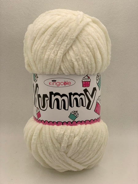 King Cole Yummy Chunky Yarn 100g - Cream 2223