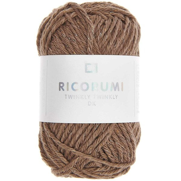 Rico Ricorumi Twinkly Twinkly DK Yarn 25g - Brown 015
