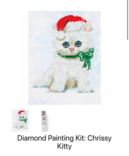 Diamond Painting Kit - Chrissy Kitty DD5.011