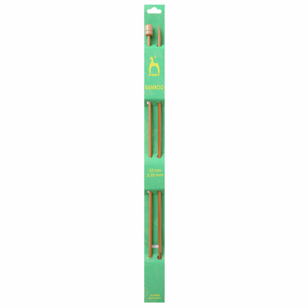 Pony Bamboo Single-Ended Knitting Needles 3.75mm 33cm 66808
