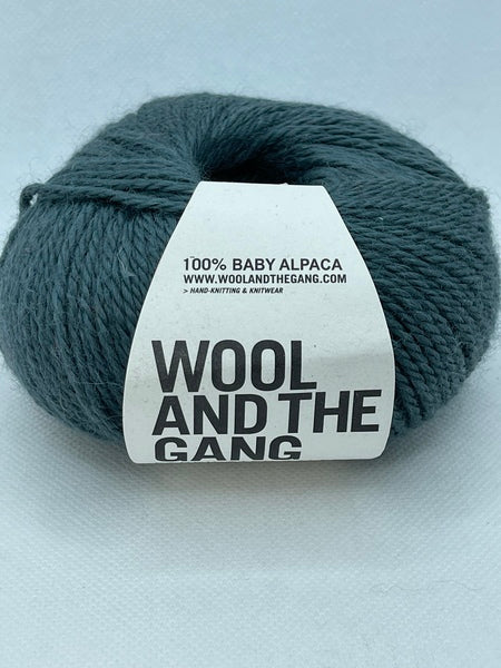 Wool And The Gang Sugar Baby Alpaca DK Yarn 50g - Powder Green