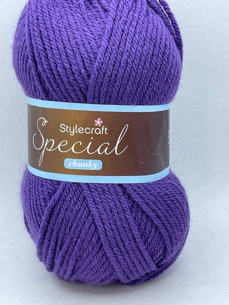 Stylecraft Special Chunky Yarn 100g - Proper Purple 1855