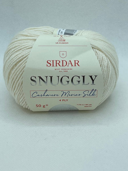 Sirdar Snuggly Cashmere Merino Silk 4 Ply Baby Yarn 50g - Mother Goose 301