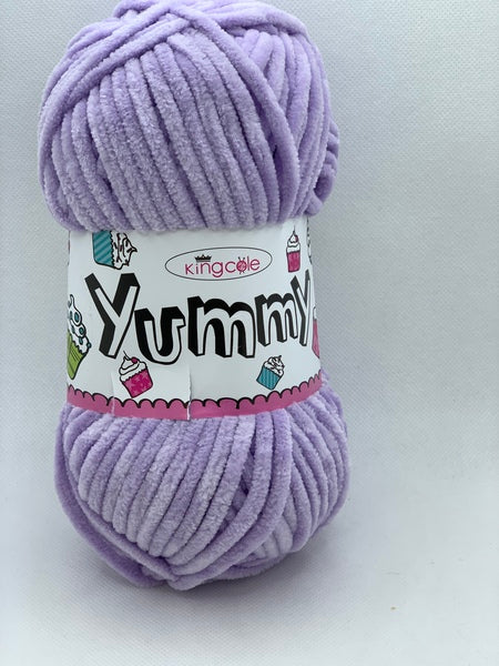 King Cole Yummy Chunky Yarn 100g - Lilac 3462