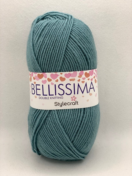 Stylecraft Bellissima DK Yarn 100g - Bashful Blue 3930