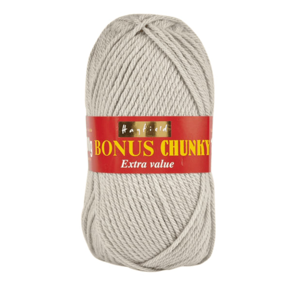 Hayfield Bonus Chunky Yarn 100g - Pearl Grey 0615