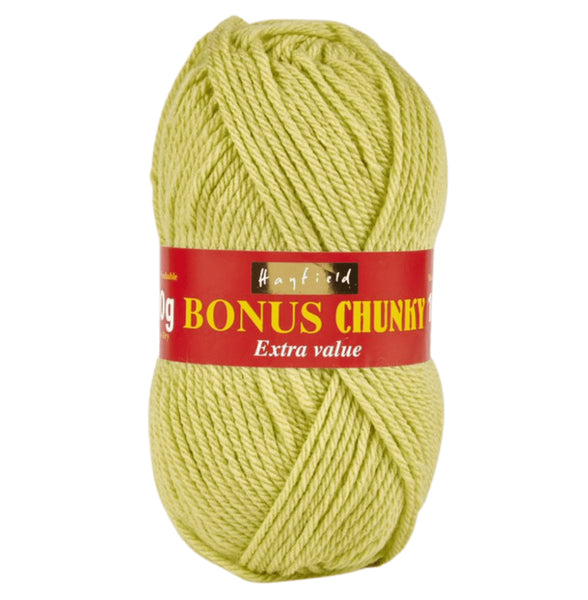 Hayfield Bonus Chunky Yarn 100g - Lime 0882