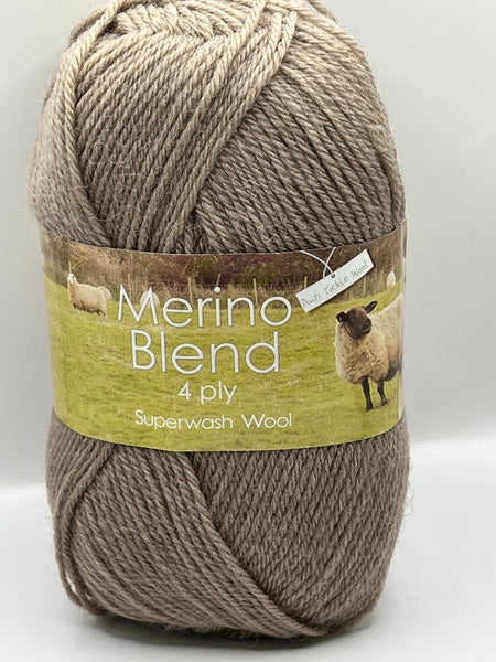 King Cole Merino Blend 4 Ply Yarn 50g - Dune 3296