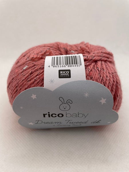Rico Baby Dream Tweed DK Baby Yarn 50g - Azalea 001