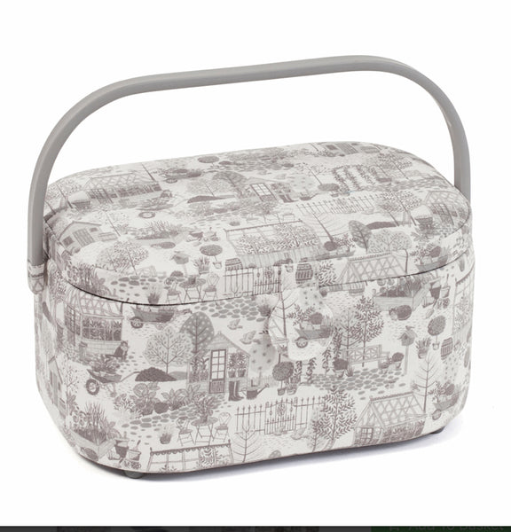 Sewing Box ( L) - Oval - In The Garden - HGLO\596