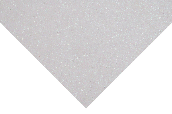 Trimits Glitter Felt Sheet 30cm x 23 cm White - GF01/02