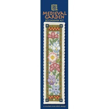Textile Heritage Bookmark Cross Stitch Kit - Medieval Garden BKMG