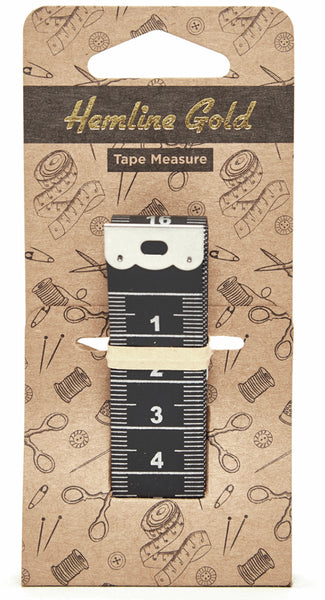 Hemline Gold Tape Measure 150cm - 255.S.HG