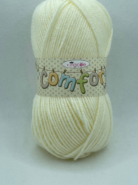 King Cole Comfort Aran Baby Yarn 100g - Cream 333