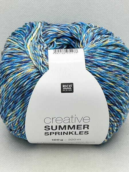 Rico Creative Summer Sprinkles DK Yarn 100g - Aqua 004