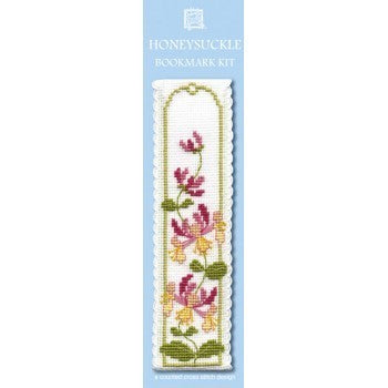 Textile Heritage Honeysuckle Bookmark Cross Stitch Kit - BKHN