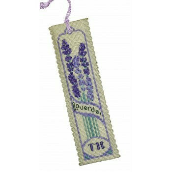 Textile Heritage Lavender Bookmark Cross Stitch Kit - BKLA