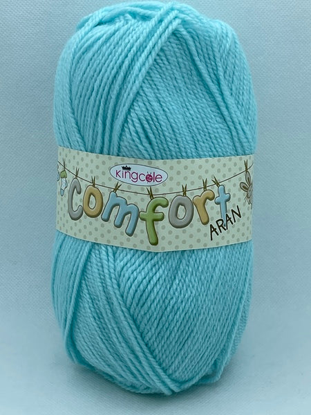 King Cole Comfort Aran Baby Yarn 100g - Cool Mint 3458