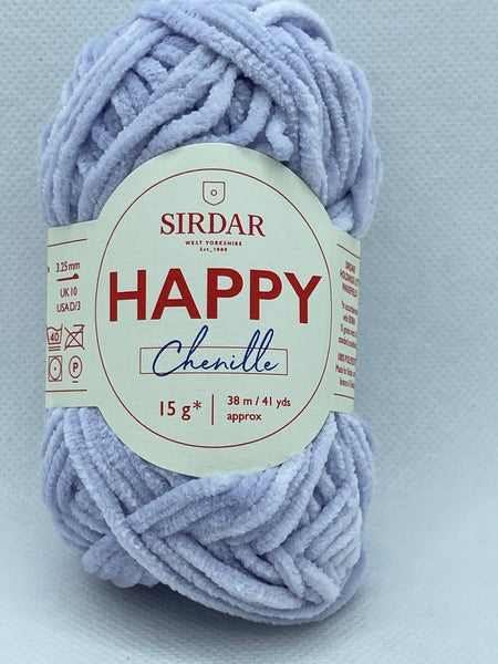 Sirdar Happy Chenille 4 Ply Yarn 15g - Fairy Dust 0019