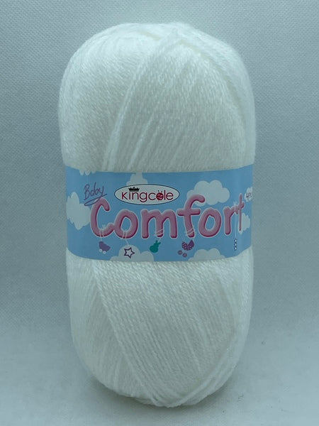 King Cole Comfort 4 Ply Baby Yarn 100g - White 285