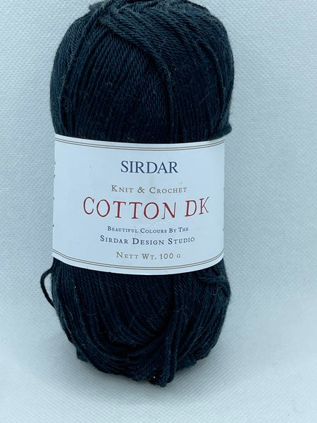 Sirdar Cotton DK Yarn 100g - Midnight 500