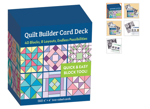 Quilt Builder Card Deck - 40 Blocks, 8 Layouts, Endless Possibilities