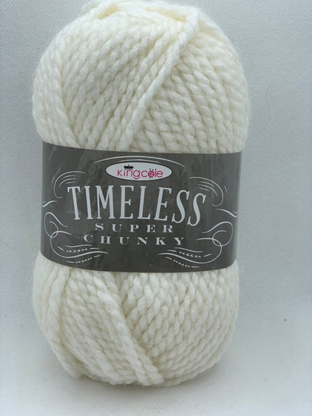 King Cole Timeless Super Chunky Yarn 100g - Vanilla Cream 4446