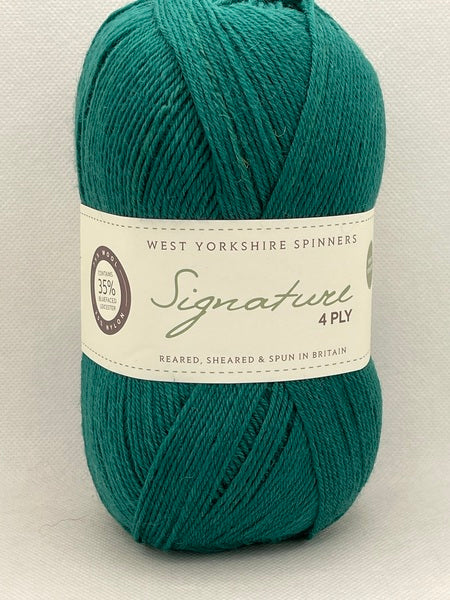 West Yorkshire Spinners Signature 4 Ply Yarn 100g - Spruce 1006