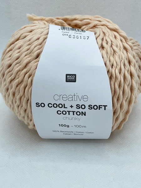 Rico Creative So Cool & So Soft Chunky Yarn 100g - Buttercream 014